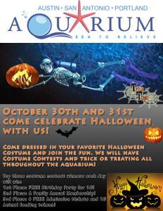 Austin Aquarium Halloween at the Aquarium